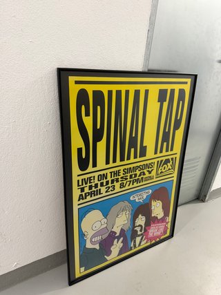 Póster Los Simpsons Spinal Tap Vintage