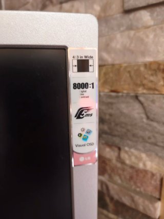 Monitor LG Gris y Negro