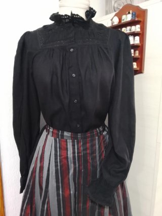 Blusa Negra Traje Regional