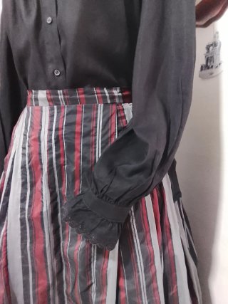 Blusa Negra Traje Regional