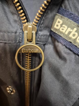 Chaqueta Barbour XL Negra Multicor