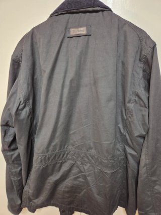 Chaqueta Barbour XL Negra Multicor