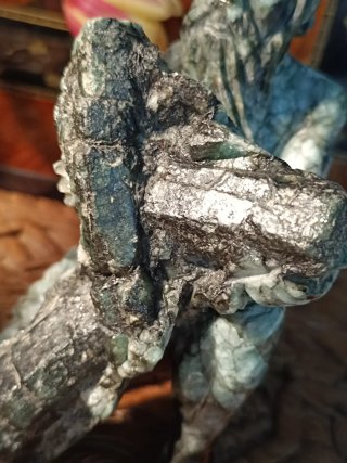 Escultura Jadeita y Esmeralda china
