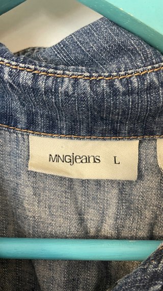 Vestido vaquero Mango Talla L