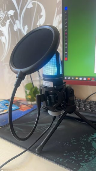 Micrófono RGB para streaming