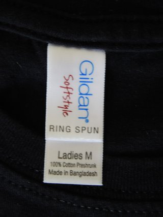 T-shirt con fiocco di neve dorato M