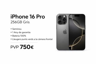 iPhone 16 Pro 256GB Gris