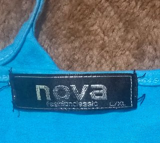 Camiseta tirantes Nova azul Talla L