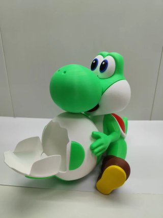 YOSHI PALOMITERO 3D. Filamentos de colores.