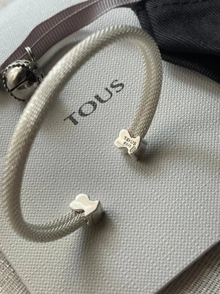 Pulsera Tous Oso Icon Mesh Plata y Acero