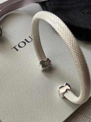 Pulsera Tous Oso Icon Mesh Plata y Acero