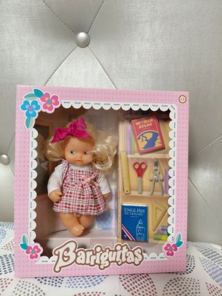 Muñeca Barriguitas Escolar con Accesorios