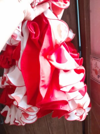 Traje de flamenca lunares