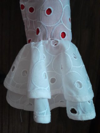 Traje de flamenca lunares