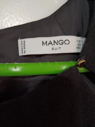 Vestido negro Mango talla S