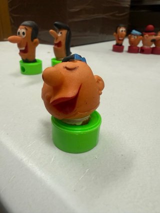 Lote 5 Sacapuntas Personajes bruguera verdes