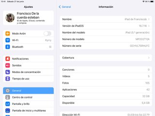 iPad 5ª Generación 32GB