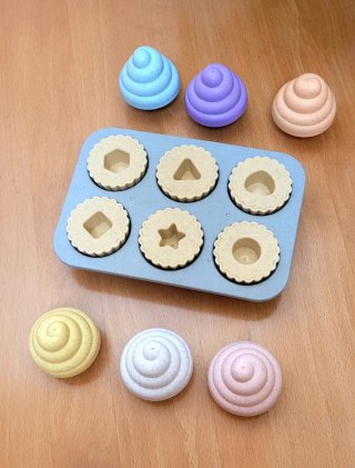 6 Muffins Encajables para Bebé