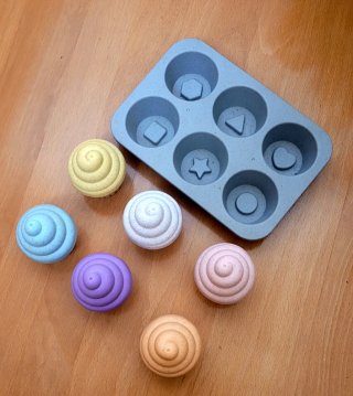 6 Muffins Encajables para Bebé