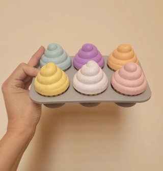 6 Muffins Encajables para Bebé