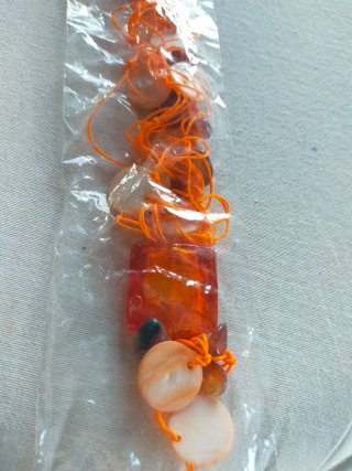 Collana estiva arancio
