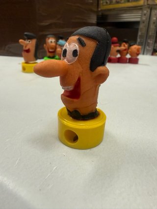 Juego 5 Sacapuntas tematica bruguera amarillos