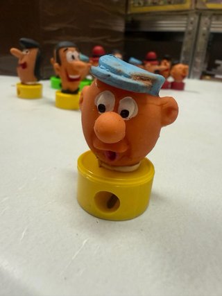 Juego 5 Sacapuntas tematica bruguera amarillos
