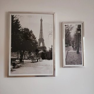 Cuadros Eiffel y París (Ikea)