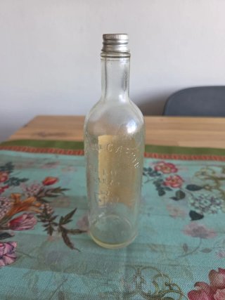 Botellin antiguo Agua del Carmen