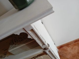 Mueble recibidor decapado y tratado