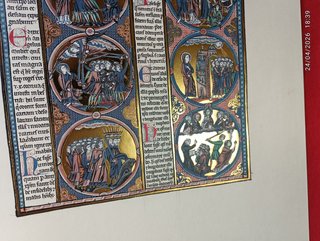 LIBRO FACSIMIL BIBLIA DE SAN LUIS,MOLEIRO,HOJA