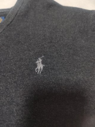 Jersey Polo Ralph Lauren Gris Talla M