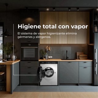 Lavadora 12kg Evvo SuperNova U 1400 rpm Vapor