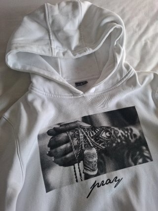 Sudadera Pray Blanca