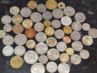 Lote monedas internacionales