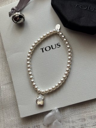 Pulsera Tous Icon Color Plata y Perlas