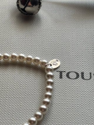 Pulsera Tous Icon Color Plata y Perlas