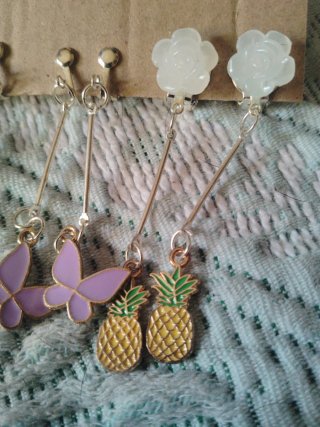 Conjunto de pendientes clip