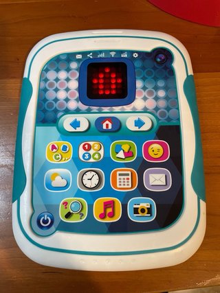 Tablet infantil azul