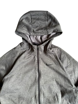 Sudadera Nike Dri-Fit Gris Cremallera. Solo envios