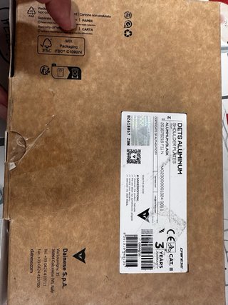 Protecciones Hombros Dainese Aluminio