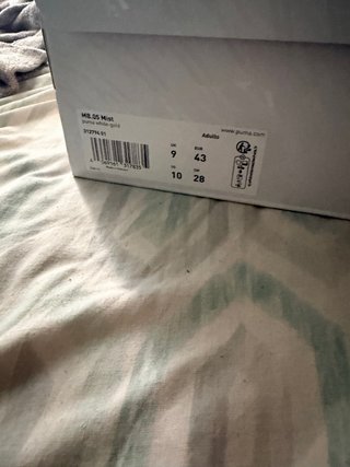 Zapatillas Puma MB.05 Mist Doradas Blancas