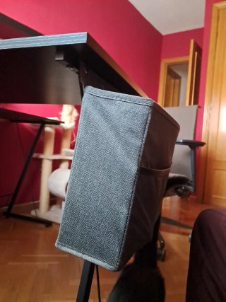 Mesa de estudio madera y metal