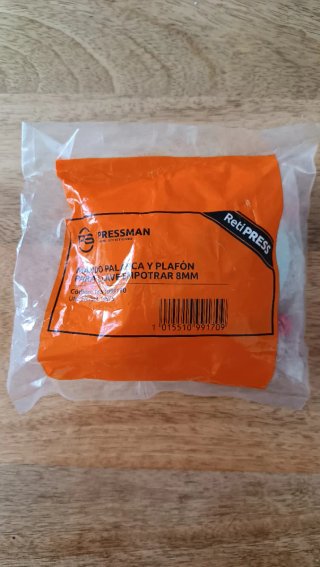 2 und Pressman Mando Palanca y Plafón Cromado
