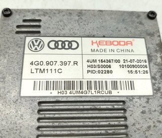 Audi 2105269 4g0907397r centralita faros xenon a3