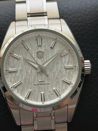 Watchdives Elementum White Dial 100M Acero