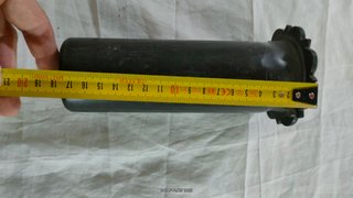 6 Porta flores cementerio plástico negro