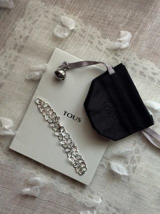 Pulsera Tous Carrusel Plata y Rosa