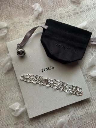 Pulsera Tous Carrusel Plata y Rosa