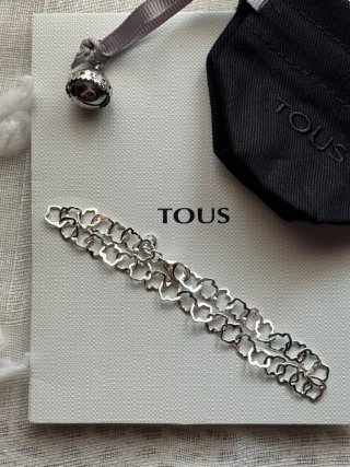 Pulsera Tous Carrusel Plata y Rosa